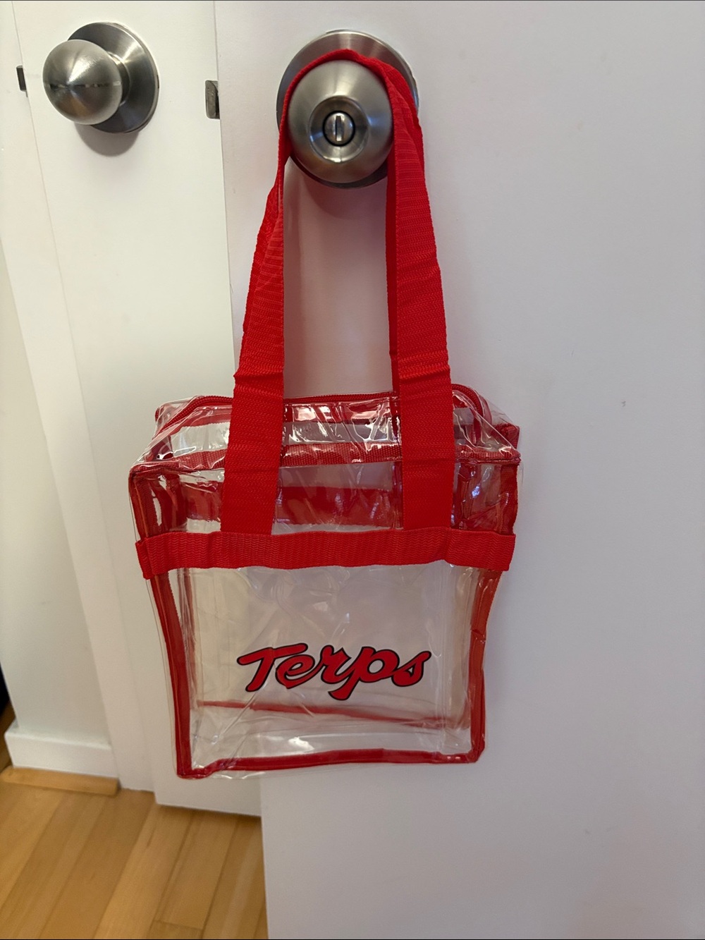 Maryland Terps Clear Stadium Game Tote Bag